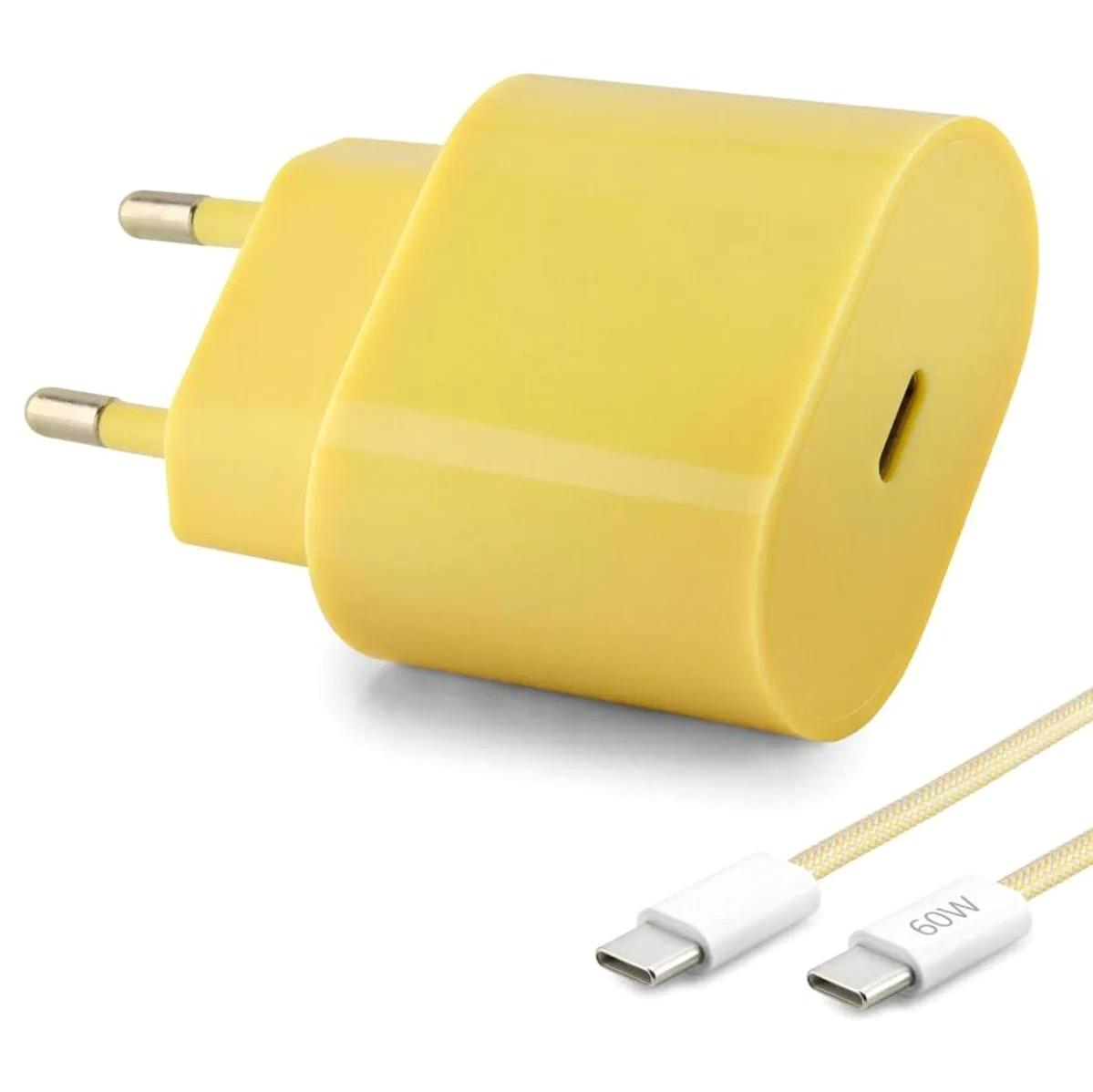 Vivo SG34 Vivo-Y11S Type C Kablolu 35 W Çoklu Şarj Aleti Sarı