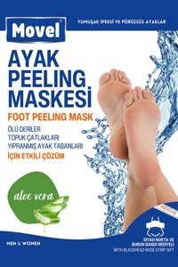 Movel Ölü Deri-Çatlak Aloe Veralı Çorap Tipi Ayak Maskesi
