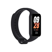 Xiaomi Smart Band 8 Active Tansiyon Ölçen Unisex Dikdörtgen 44.1 mm Siyah Slikon Akıllı Saat