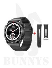 Smart Watch Ultimate Tansiyon Ölçen Erkek Yuvarlak 46 mm Siyah Metal Akıllı Saat