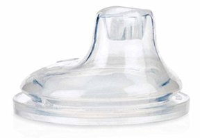 Nuby NT67609 Silikon 6+ Ay Orta Akış Geniş Ağızlı Damaklı Biberon Emziği