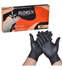 Florex Siyah Medium 100 Adet Temizlik Eldiveni