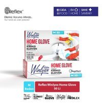 Reflex Winxley Home Kırmızı Medium 50 Adet Bulaşık Eldiveni