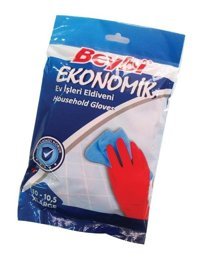 Beybi No 10 Kırmızı XLarge Tekli Temizlik Eldiveni