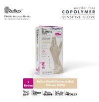 Reflex Slimfit Krem Small 100 Adet Bulaşık Eldiveni