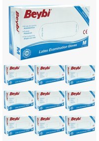 Beybi Beyaz Medium 10 x 100 Adet Bulaşık Eldiveni