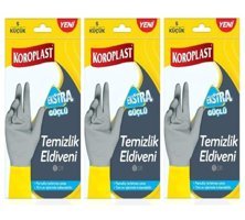 Koroplast Gri Small 3 Çift Bulaşık Eldiveni