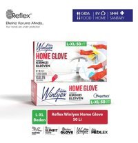 Reflex Winxley Home Kırmızı Large- XLarge 50 Adet Bulaşık Eldiveni