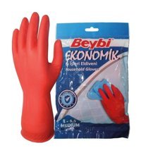 Beybi Kırmızı Small 25 Adet Temizlik Eldiveni