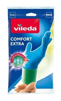 Vileda Comfort Extra Mavi Medium 1 Çift Bulaşık Eldiveni