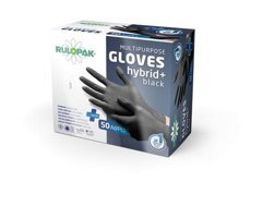 Rulopak Siyah XLarge 50 Adet Bulaşık Eldiveni