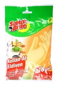 Scotch Brite No 8 Turuncu Large 10 Adet Bulaşık Eldiveni