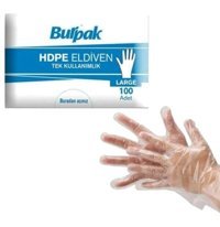 Burpak Şeffaf Large 100 Adet Bulaşık Eldiveni