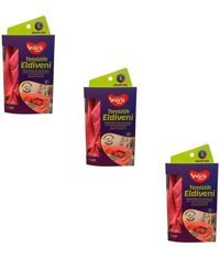 Viora Pembe Large 3 Çift Temizlik Eldiveni