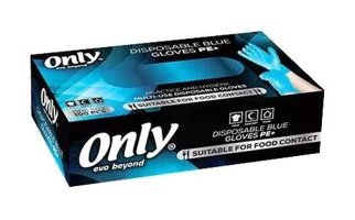 Only Evo Beyond Pe+ Mavi Large 100 Adet Bulaşık Eldiveni