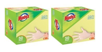 Mintax Beyaz Medium 2 x 50 Adet Bulaşık Eldiveni