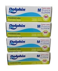 Dolphin Beyaz Medium 4 x 100 Adet Bulaşık Eldiveni