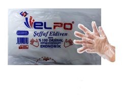 Elpo Şeffaf Standart 100 Adet Bulaşık Eldiveni