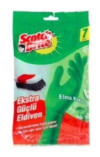 Scotch Brite No 7 Yeşil Medium 1 Çift Temizlik Eldiveni