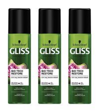 Gliss Bio-Tech Onarıcı Besleyici Kök Hücre Kompleksi Gül Suyu Kadın Saç Kremi 3 x 200 ml