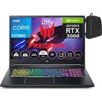 Acer Nitro Predator Helios PH317-56-79MX NHQGVEY00329 Harici GeForce RTX 3060 Intel Core i7 12700H 32 GB DDR5 512 GB SSD 17.3 inç FreeDos Gaming Laptop