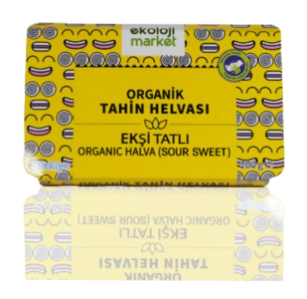 Ekoloji Market Organik Sade Tahinli Helva 200 gr