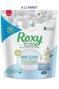 Dalan Roxy Bahar Çiçekleri Renkliler ve Beyazlar İçin 156 Yıkama Toz Deterjan 6x800 gr