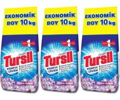 Tursil Leylak Bahçesi Renkliler ve Beyazlar İçin 198 Yıkama Toz Deterjan 3x10 kg