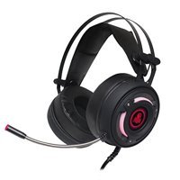 Dragos Flames 7.1 USB Type A Gürültü Önleyici Mikrofonlu Kablolu Kulak Üstü Kulaklık Siyah