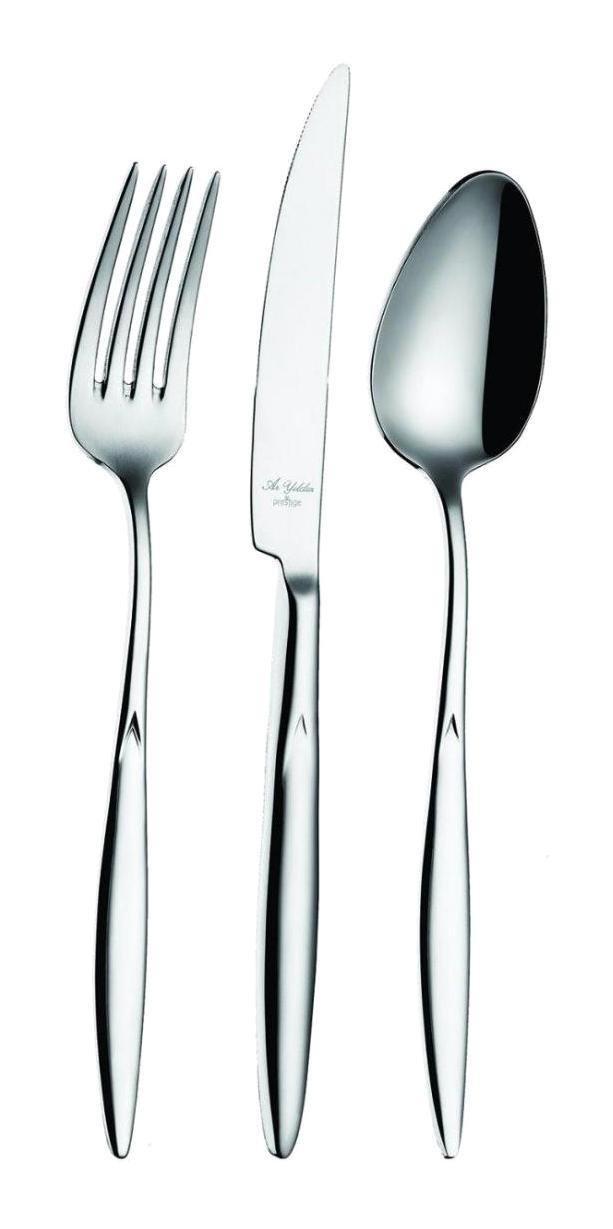 Aryıldız Archer Prestige Mat 89 Parça 12 Kişilik Çatal Kaşık Bıçak Gümüş
