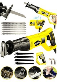 Dragro Grz-tlk9000 10 Uç Kablosuz 9000 W Tilki Kuyruğu Testere Sarı