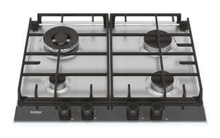 Haier HAHG6BR4S2X 4 Gözlü Wok Gözü Gazlı Ankastre Inox Ocak