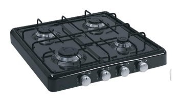 Sienna Sienna 11212 Emaye 4 Gözlü Gazlı Set Üstü Siyah Ocak