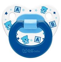 Wee Baby 6-18 Ay Ortodontik Damaklı Silikon Emzik İndigo