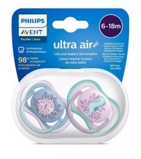 Philips Avent SCF085/61 6-18 Ay Delikli Ortodontik Silikon Emzik Çok Renkli