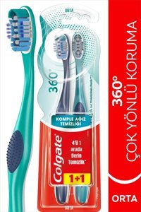 Colgate 360 Orta Manuel Diş Fırçası Çok Renkli