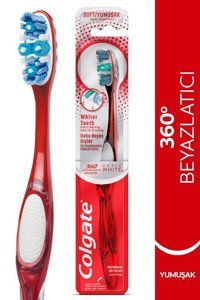 Colgate 360 Gelişmiş Optik Yumuşak Manuel Diş Fırçası Kırmızı