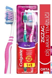 Colgate Zigzag Orta Manuel Diş Fırçası Çok Renkli