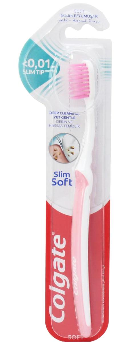 Colgate Slim Soft Yumuşak Manuel Diş Fırçası Pembe
