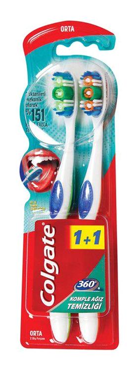 Colgate 360 Komple Orta Manuel Diş Fırçası