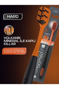 Biomed Mineral Hard Orta Manuel Diş Fırçası Turuncu