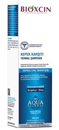 Bioxcin Aqua Thermal Kepek Karşıtı Tüm Saçlar İçin Çinko - Sülfür Şampuan 300 ml