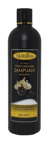 Nursima Bakım Yapan Tüm Saçlar İçin Siyah Sarımsak Şampuan 350 ml