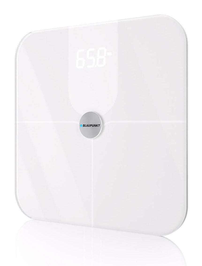 Blaupunkt SW700 Yağ Ölçer Vücut Analizi Yapan Bluetooth Kas Ölçen Şarjlı Cam Dijital Akıllı Tartı