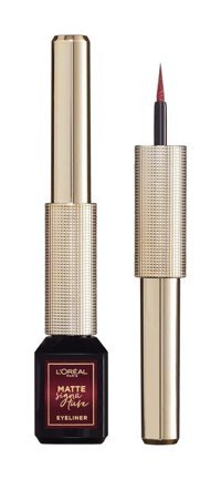 L'Oréal Paris Matte Signature Suya Dayanıklı Parlak 05 Bordo Kalıcı Likit Eyeliner