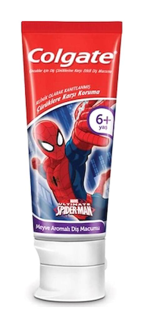 Colgate Süper Kahraman Meyve Aromalı Florürsüz 6+ Yaş Çocuk Diş Macunu 4x75 ml