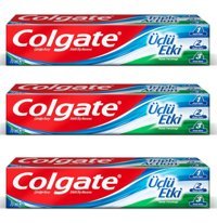 Colgate Üçlü Etki Naneli Florürlü Diş Macunu 3x75 ml