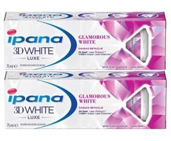 I?pana White Luxe Glamorous White Naneli Florürlü Diş Macunu 2x75 ml