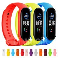 Xiaomi Jel Liquid Mi Band 5 Silikon Yetişkin Akıllı Saat Kordonu Çok Renkli