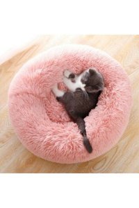Be Active Ponchik Yıkanabilir Tüm Irklar İç Mekan Köpek Yatağı Pembe